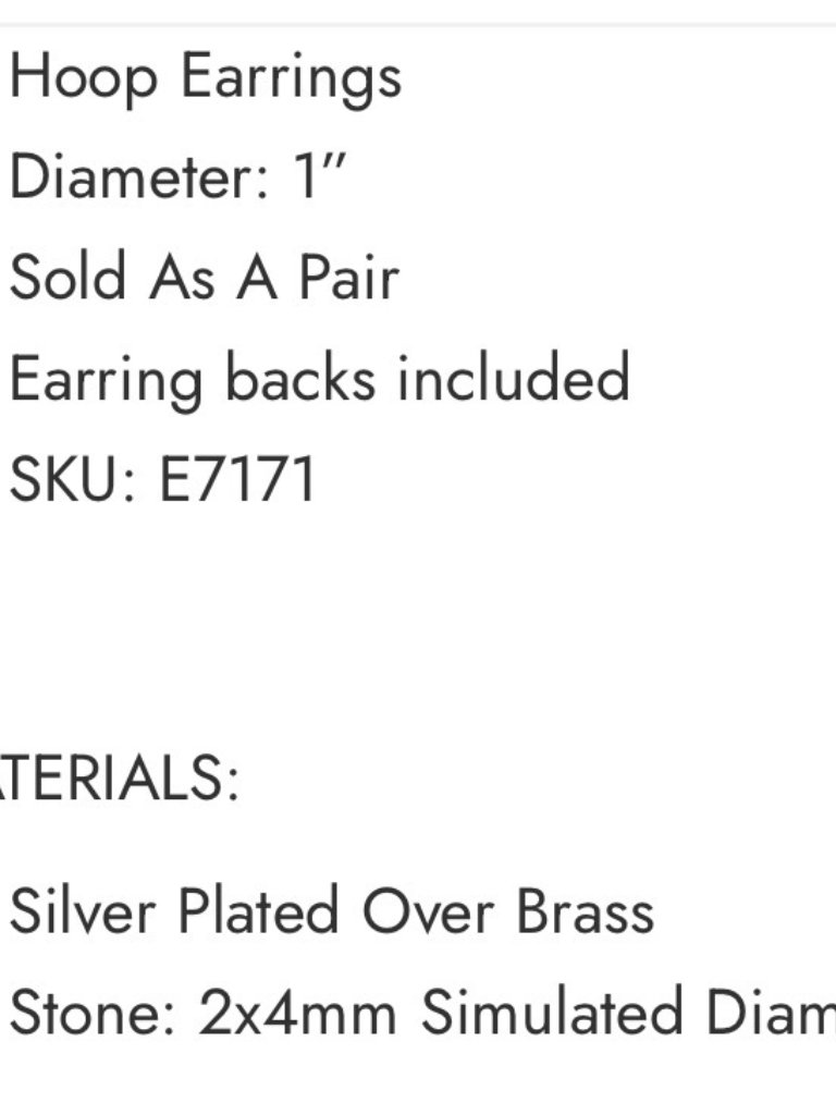 Melinda Maria Beacon Hoop Earrings In Silver - Nwt — image 6 of 6